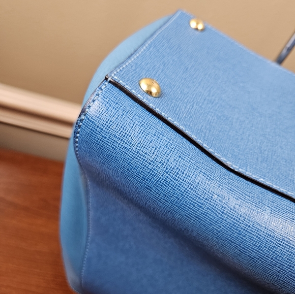 Fendi Elite Shopper 2Jours Teal Bag - Picture 7 of 12